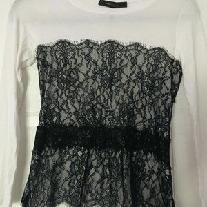 BCBG lace top-size XS